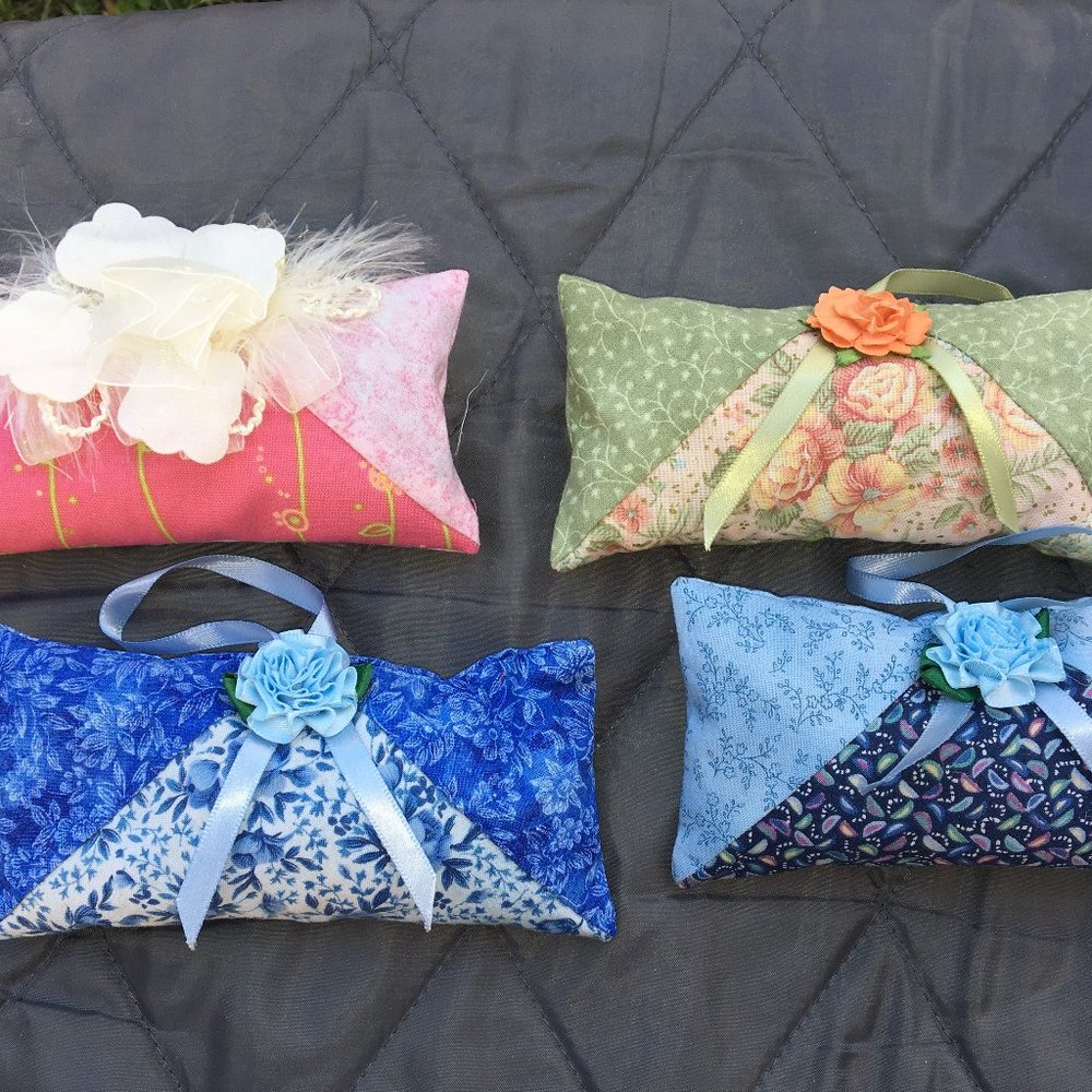 New Scented Sachet - Hand Quilted - Unique Designs  (One)